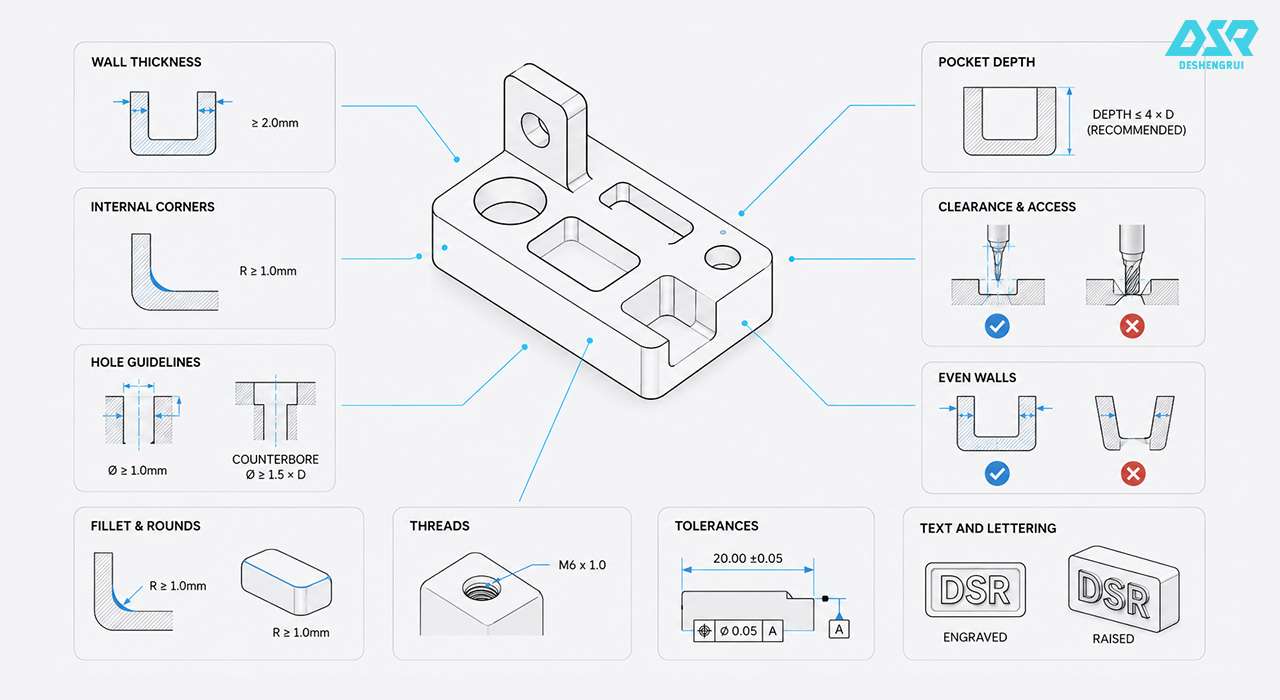 Cnc Design Guide How to Design Parts for CNC Machining - DSR